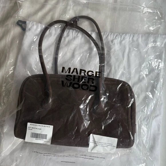 MARGE SHERWOOD Soft Boston Hush Nubuck Bag - Picture 12 of 14